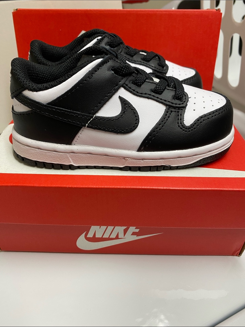 Nike Kids Dunk Low Black and White Sneakers